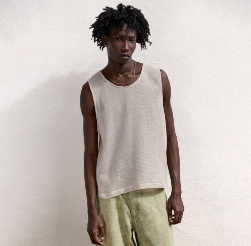 Custom Clothing Manufacturers Knitted Breathable Cotton Vest