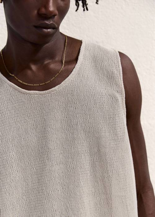 Custom Clothing Manufacturers Knitted Breathable Cotton Vest