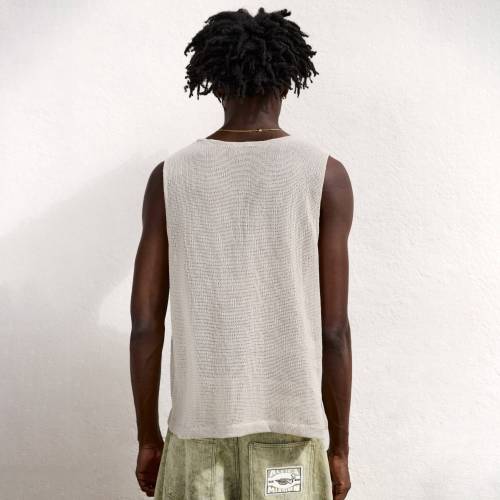 Custom Clothing Manufacturers Knitted Breathable Cotton Vest