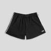 Custom Clothing Manufacturers Embroidered Logo Waffle-knit Striped Shorts
