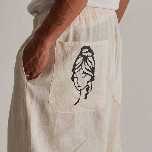 Custom Clothing Manufacturers Digitally Printed Logo Cotton Pants