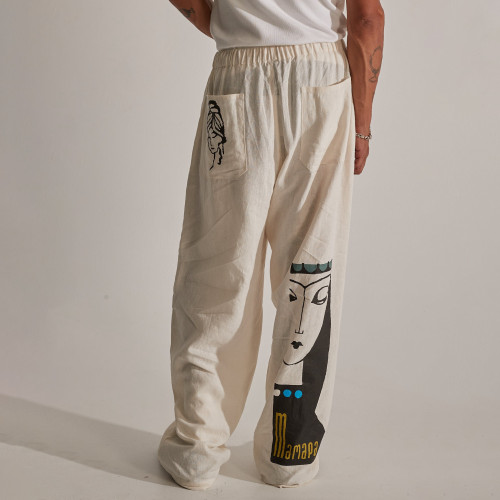 Custom Clothing Manufacturers Digitally Printed Logo Cotton Pants