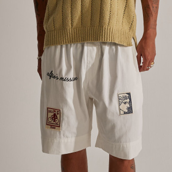 Custom Clothing Manufacturers Embroidered Logo 100% Cotton Shorts