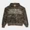 Custom Clothing Manufacturers Digital Print Leaf Camouflage Hoodies