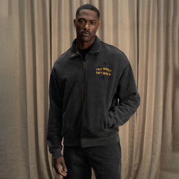 Custom Clothing Manufacturers Embroidered Cotton Plaid Jacket