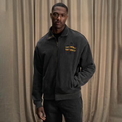 Custom Clothing Manufacturers Embroidered Cotton Plaid Jacket