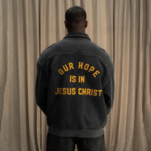 Custom Clothing Manufacturers Embroidered Cotton Plaid Jacket