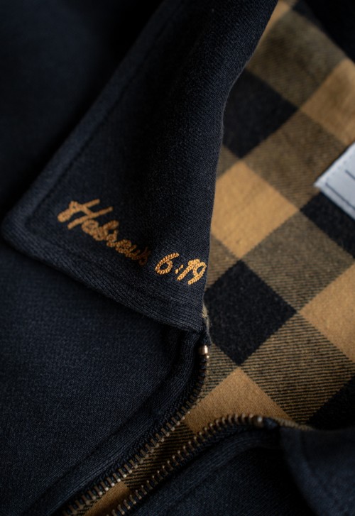 Custom Clothing Manufacturers Embroidered Cotton Plaid Jacket