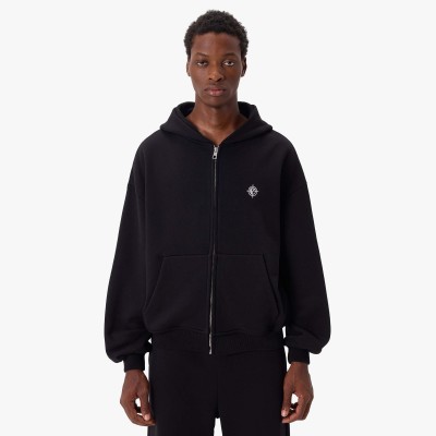 Custom Clothing Manufacturers Embroidered LOGO Solid Color Cotton Hoodies