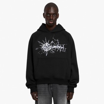 Custom Clothing Manufacturers Embroidered LOGO Black Casual Hoodie