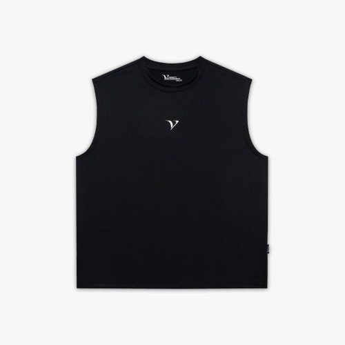 Custom Clothing Manufacturers Digitally Printed LOGO Black Casual Vest