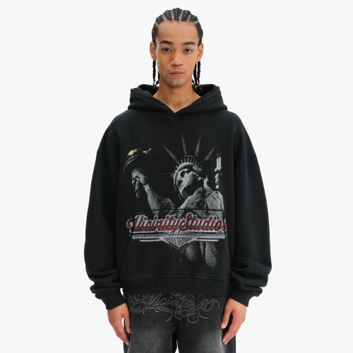 Custom Clothing Manufacturers Screen Printing Pattern Cotton Hoodie