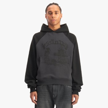 Custom Clothing Manufacturers Screen printing Pattern Color-blocked Hoodie