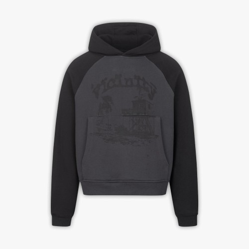 Custom Clothing Manufacturers Screen printing Pattern Color-blocked Hoodie