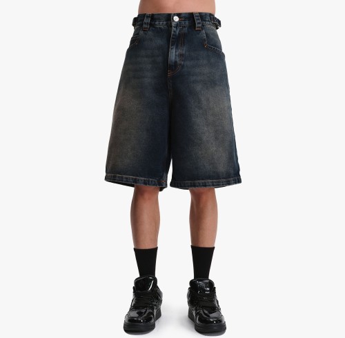 Custom Clothing Manufacturer Acid-Washed Fashion Denim Shorts