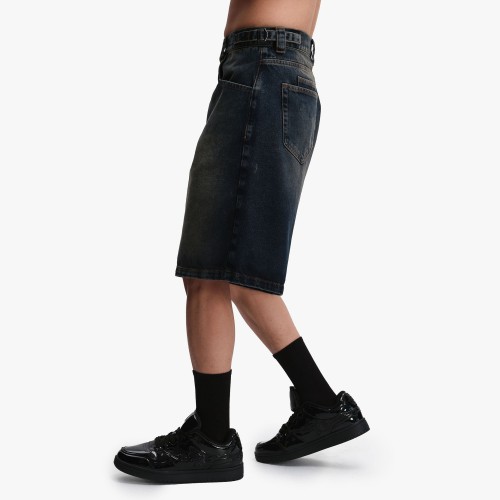 Custom Clothing Manufacturer Acid-Washed Fashion Denim Shorts