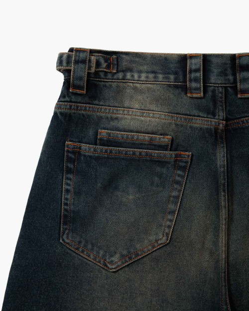 Custom Clothing Manufacturer Acid-Washed Fashion Denim Shorts