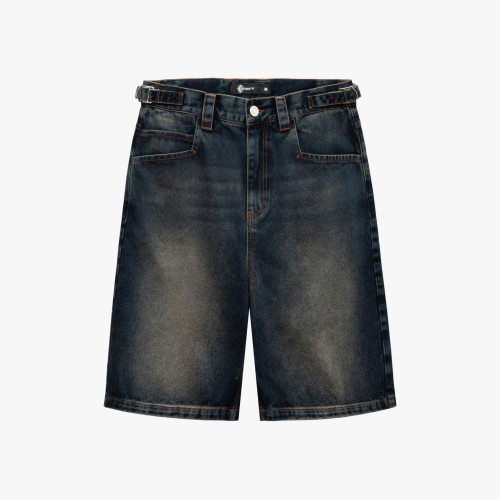 Custom Clothing Manufacturer Acid-Washed Fashion Denim Shorts