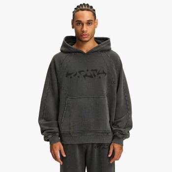 Custom Clothing Manufacturer Digital Printing LOGO Acid Wash Hoodies