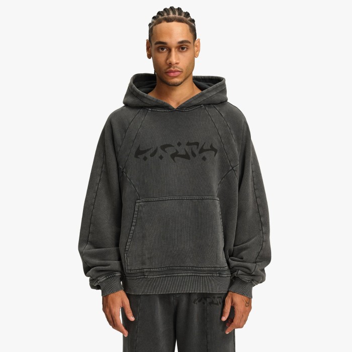 Custom Clothing Manufacturer Digital Printing LOGO Acid Wash Hoodies