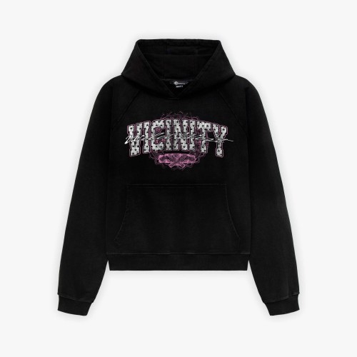 Custom Clothing Manufacturer Digital Printing Patterns Black Hoodies