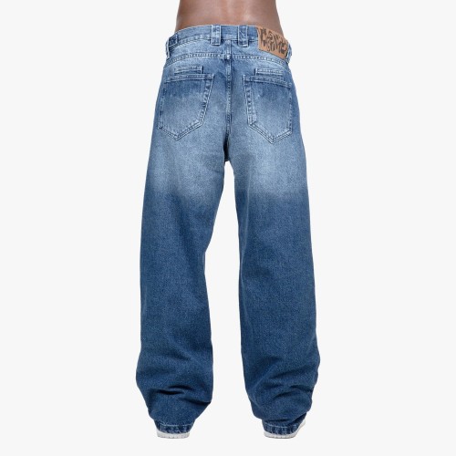 Custom Clothing Manufacturer Digital Printing Patterns Acid-Washed Jeans