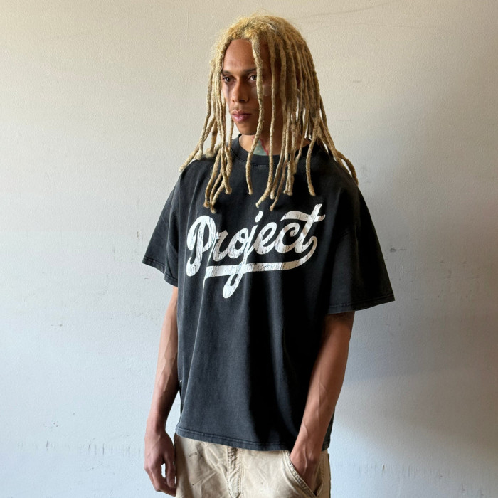 Custom Clothing Manufacturer Digital Printing Acid Wash Cotton T-shirt