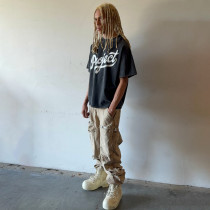 Custom Clothing Manufacturer Digital Printing Acid Wash Cotton T-shirt