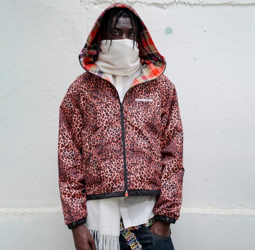 Custom Clothing Manufacturer Nylon Reversible Embroidered Logo Hoodies