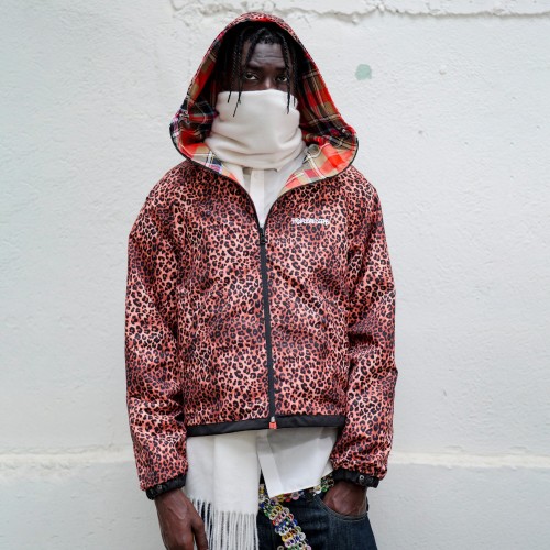 Custom Clothing Manufacturer Nylon Reversible Embroidered Logo Hoodies