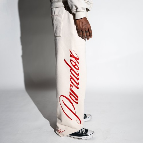 Custom Clothing Manufacturer Digital Printing LOGO Raw Sweatpants