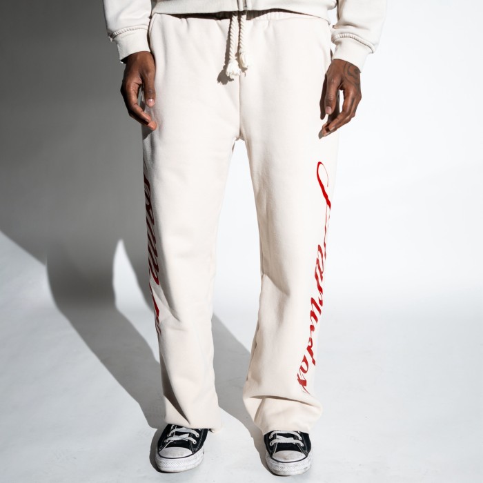 Custom Clothing Manufacturer Digital Printing LOGO Raw Sweatpants