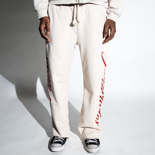 Custom Clothing Manufacturer Digital Printing LOGO Raw Sweatpants