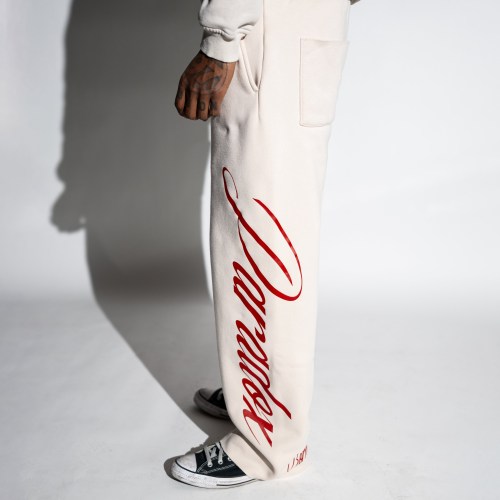 Custom Clothing Manufacturer Digital Printing LOGO Raw Sweatpants