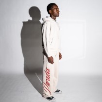 Custom Clothing Manufacturer Digital Printing LOGO Raw Sweatpants