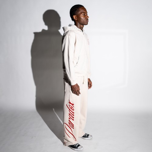 Custom Clothing Manufacturer Digital Printing LOGO Raw Sweatpants