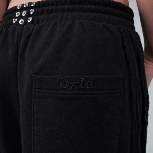 Custom Clothing Manufacturer Embroidery LOGO Raw High-Waisted Sweatpants