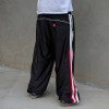 Custom Clothing Manufacturer Appliqué Embroidery LOGO Striped Sweatpants