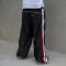 Custom Clothing Manufacturer Appliqué Embroidery LOGO Striped Sweatpants