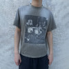 Custom Clothing Manufacturer Screen Printing Distressed Acid Wash T-Shirt