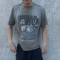 Custom Clothing Manufacturer Screen Printing Distressed Acid Wash T-Shirt