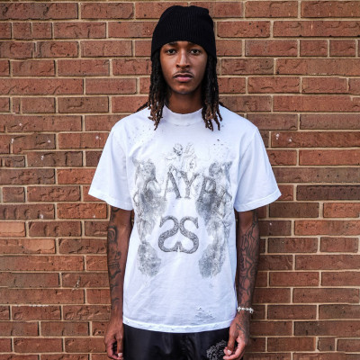 Custom Clothing Manufacturer Distressed Screen Printed T-shirts