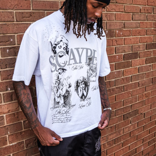 Custom Clothing Manufacturer Distressed Screen Printed T-shirts