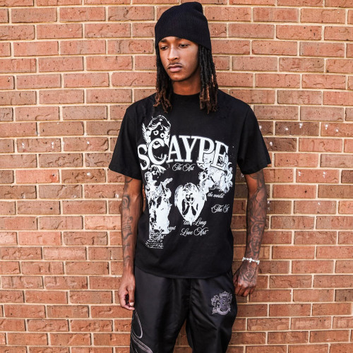 Custom Clothing Manufacturer Distressed Screen Printed T-shirts