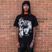 Custom Clothing Manufacturer Distressed Screen Printed T-shirts