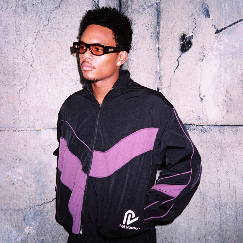 Custom Clothing Manufacturer Digital Printing LOGO Color-Blocked Nylon Suit