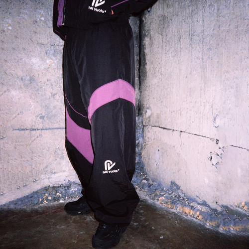 Custom Clothing Manufacturer Digital Printing LOGO Color-Blocked Nylon Suit