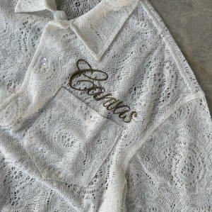 Custom Clothing Manufacturer Jacquard Fabric Embroidered LOGO Shirt