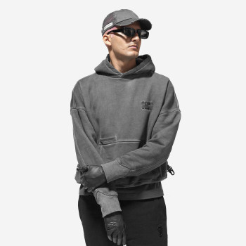 Custom Clothing Manufacturer Embroidery Acid Wash Hoodies