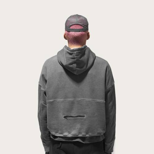 Custom Clothing Manufacturer Embroidery Acid Wash Hoodies